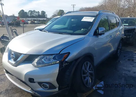 2016 Nissan Rogue Sl z USA, uszkodzony, nr VIN 5N1AT2MT5GC864834